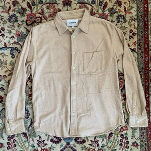 Corridor Recycled Tweed Flannel - Winter White - L